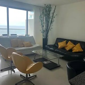 Morros Epic Vista Al Mar-salida Directa A La Playa Apartamento Cartagena